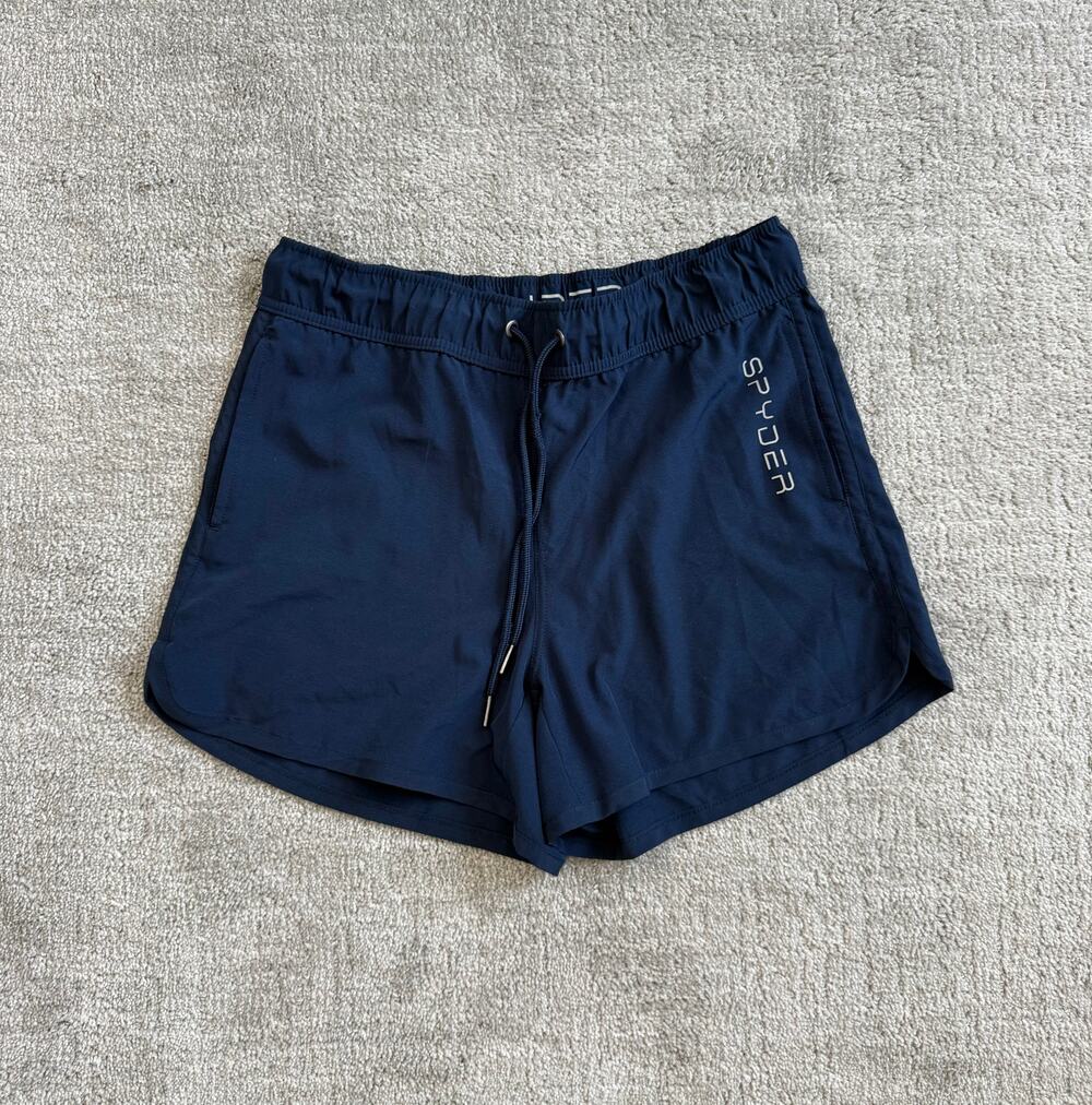 Spyder Athletic Shorts - Navy Blue - Size Small